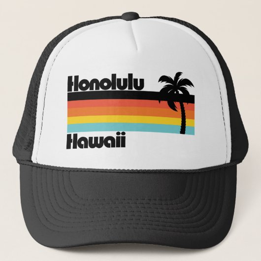 Honolulu Hawaii Trucker Pet (Voorkant)