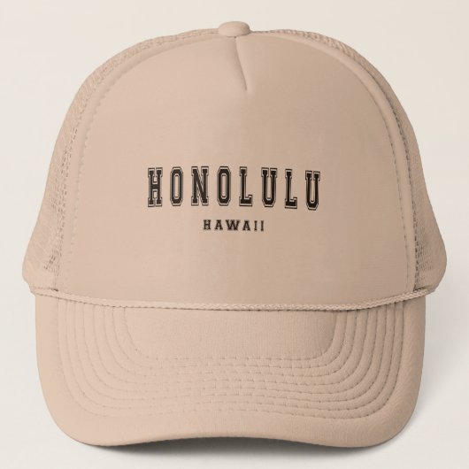 Honolulu Hawaii Trucker Pet (Voorkant)