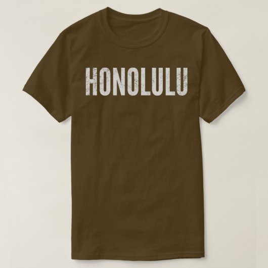 Honolulu Hawaii TShirt 1 (Design voorkant)