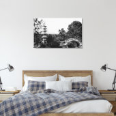 Honolulu, Hawaii - Uitzicht van de tuinen van Moan Canvas Afdruk (Insitu (Slaapkamer))