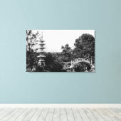 Honolulu, Hawaii - Uitzicht van de tuinen van Moan Canvas Afdruk (Insitu (Houten vloer))