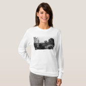 Honolulu, Hawaii - Uitzicht van de tuinen van Moan T-shirt (Voorkant volledig)