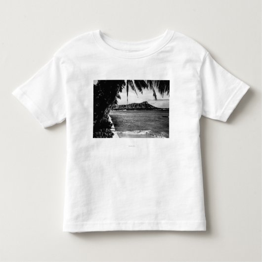 Honolulu, Hawaii - Uitzicht van Diamond Head Kinder Shirts (Voorkant)