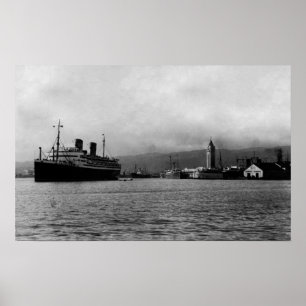 Honolulu, Hawaii - Uitzicht van Honolulu Poster