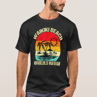 Honolulu Hawaii Waikiki Beach Familie Zomer Vacati T-shirt