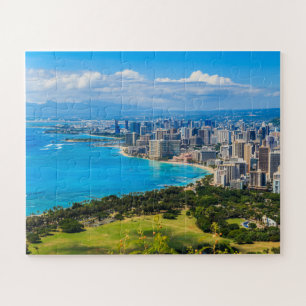 Honolulu, Hawaii, Waikiki Beach Legpuzzel