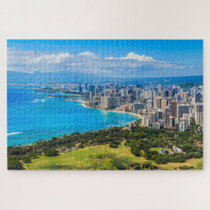 Honolulu, Hawaii, Waikiki Beach Legpuzzel