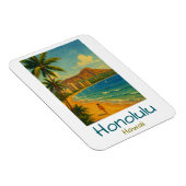  Honolulu Hawaii Waikiki Beach Magneet (Rechterzijde)