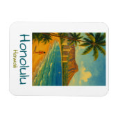  Honolulu Hawaii Waikiki Beach Magneet (Horizontaal)