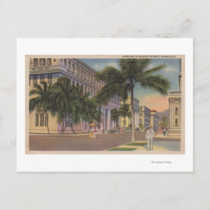 Honolulu, HIView of Bishop St.Honolulu, HI Briefkaart