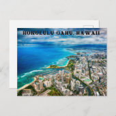 Honolulu-Oahu, Briefkaart Hawaï (Voorkant / Achterkant)