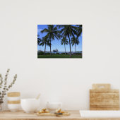 Honolulu Pearl Harbour Hawaii Poster (Keuken)