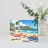 Honolulu VS Briefkaart (Staand voorkant)