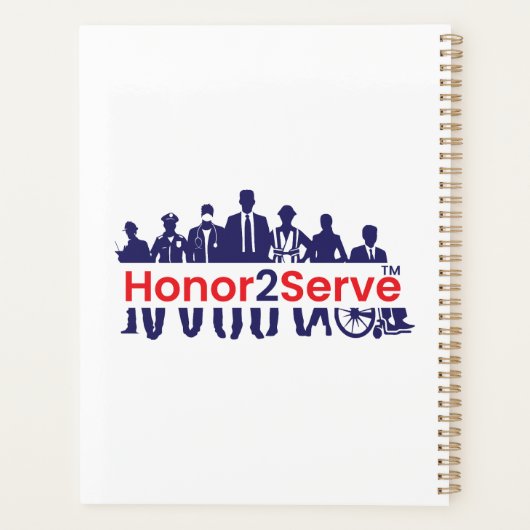 Honor2Serve Planner (Achterkant)