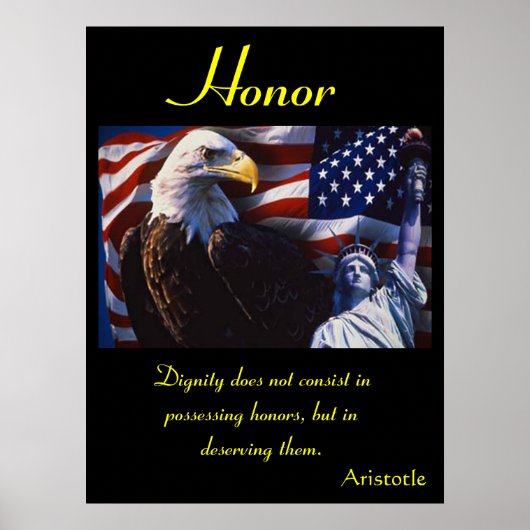 Honor Brult met ongeëvenaarde ontembare kracht Poster (Voorkant)