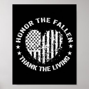 Honor de allen bedankt het levende hart D Poster
