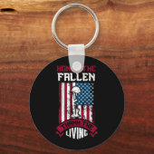 Honor de slachtoffers, dank de levenden sleutelhanger (Voorkant)