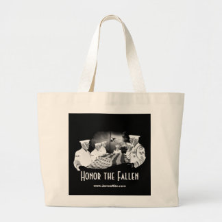 Honor de slachtoffers grote tote bag
