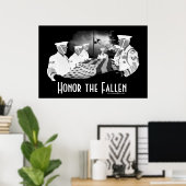 Honor de slachtoffers poster (Thuiskantoor)