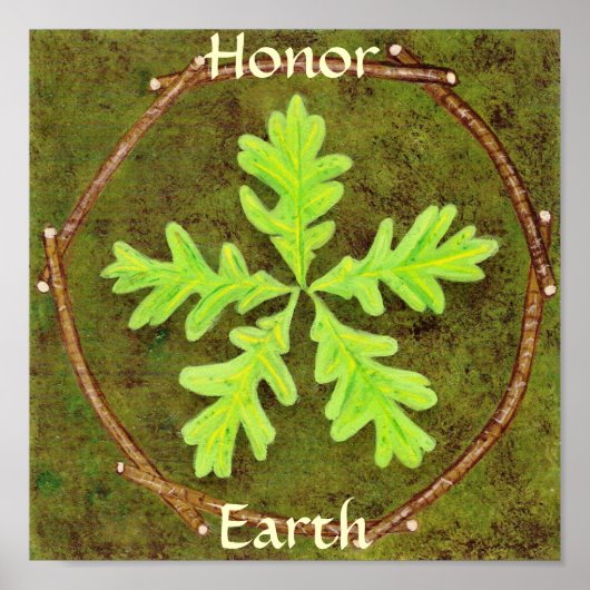 Honor Earth Poster (Voorkant)