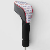 Honor en dank Amerikaanse veteranen Golfheadcover (Schuin)