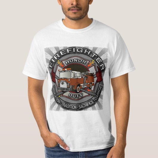Honor Firefighter T-shirt (Voorkant)