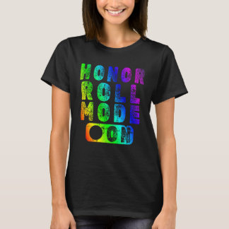 Honor Roll-modus op Rainbow T-shirt