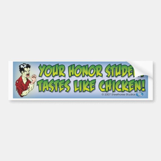Honor Student Bumpersticker (Voorkant)