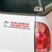 HONOR STUDENT BUMPERSTICKER (Op Truck)