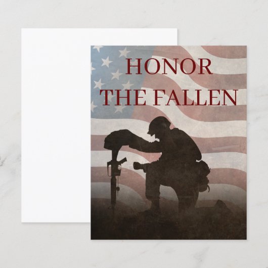 Honor The Fallen (Voorkant / Achterkant)
