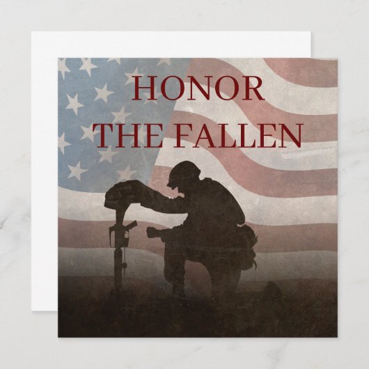 Honor The Fallen (Voorkant / Achterkant)