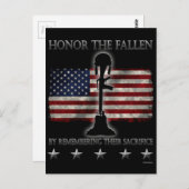 Honor The Fallen Briefkaart (Voorkant / Achterkant)