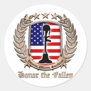 Honor The Fallen - Crest Ronde Sticker
