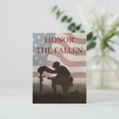 Honor The Fallen Feestdagenkaart (Staand voorkant)