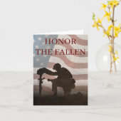 Honor The Fallen Kaart (Gele Bloem)