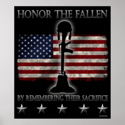 Honor The Fallen Poster (Voorkant)