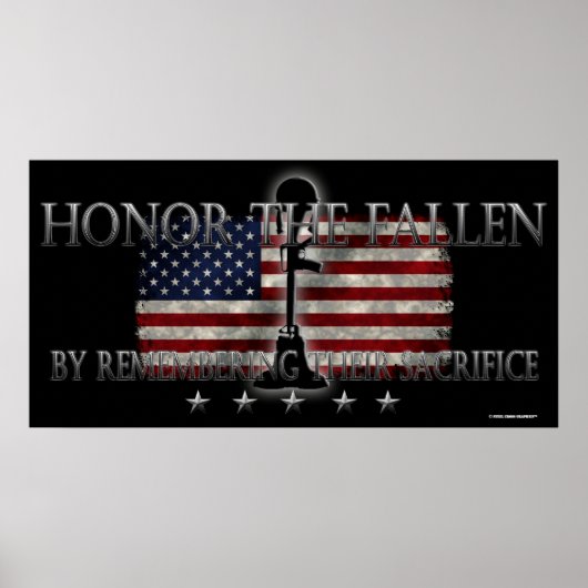 Honor The Fallen Poster (Voorkant)