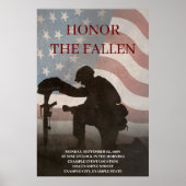 Honor The Fallen Poster (Voorkant)