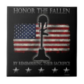 Honor The Fallen Tegeltje (Voorkant)