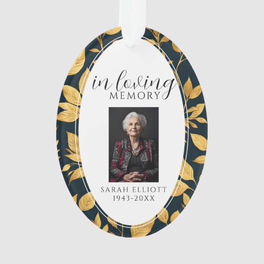 Honor the life of a loved one Acrylic Ornament (dos)