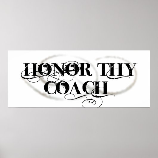 Honor Thy Coach Poster (Voorkant)