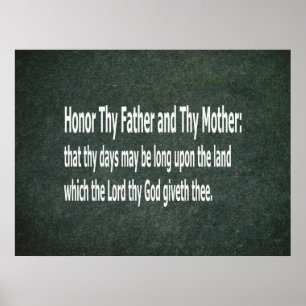 Honor Thy Moeder en Thy Vader Poster