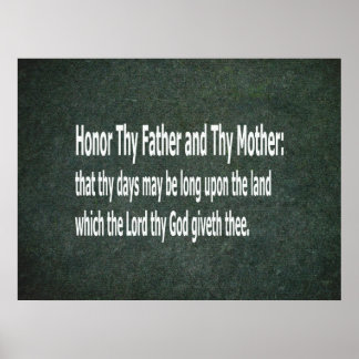 Honor Thy Moeder en Thy Vader Poster