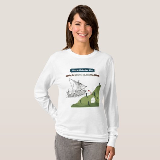 Honor to Columbus T-shirt (Voorkant volledig)