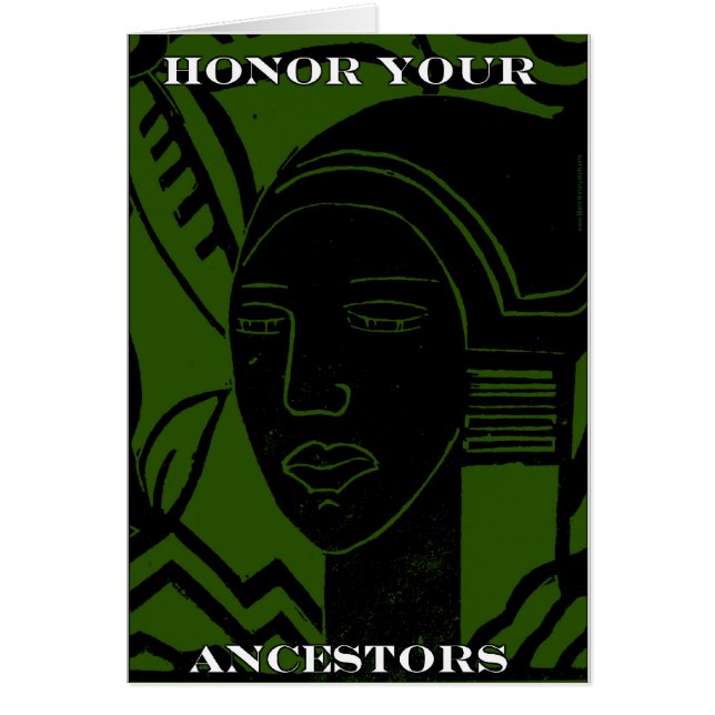 "HONOR UW ANCESTOREN" (Voorkant)