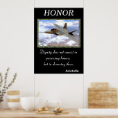 Honor verenigt de vastberaden en dappere krijgers poster (Keuken)