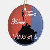 Honor Veterans Ornament (Links)