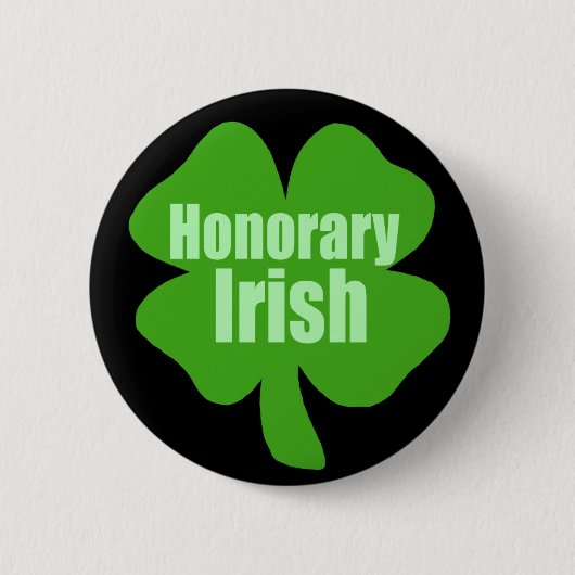 Honorary Irish Ronde Button 5,7 Cm (Voorkant)