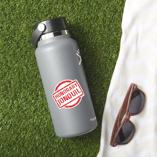 Honorary Jonquil sticker, red Sticker (HydroFlask Insitu)