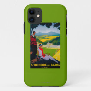 Honore Les Bains Poster Europe iPhone 11 Hoesje